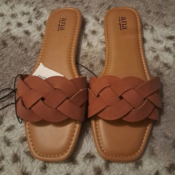 a.n.a Women's Braid Flat Sandals - Picture 3 of 4
